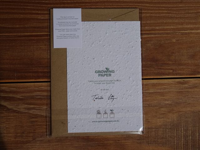 Growing Paper Grußkarte "If friends were ..." Paper Tales