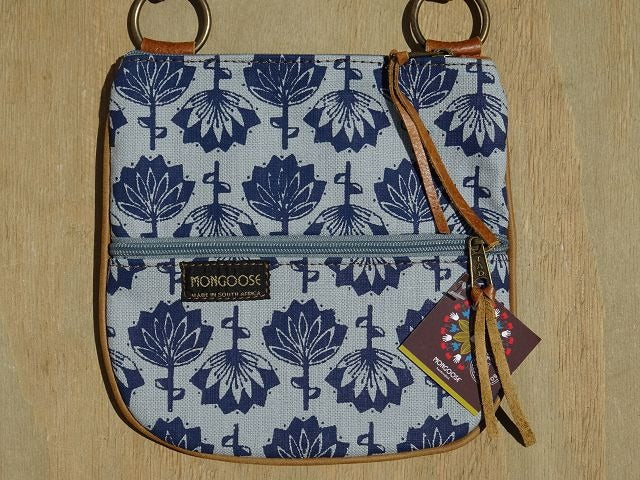 Mongoose Kiki Bag Umhängetasche "Cotton Flower Teal/Mint"