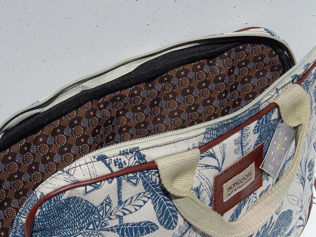 Mongoose Laptop Sleeve "Fynbos Teal/Natural"