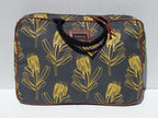 Mongoose Laptop Sleeve "Sugarbush Protea Mustard/Charcoal"
