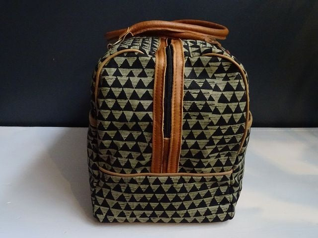 Mongoose Weekend Bag "Diamond Natural/Black" handgefertigt
