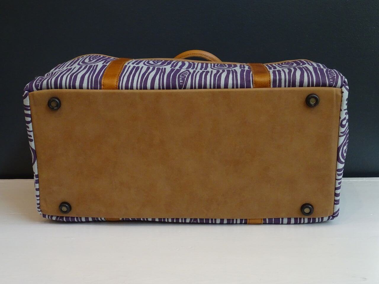 Mongoose Weekend Bag "Seed Grape/Mint" handcrafted