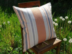 Mungo Sahara Stripe Cushion Cover Kissenhülle 60x60"Desert Storm"
