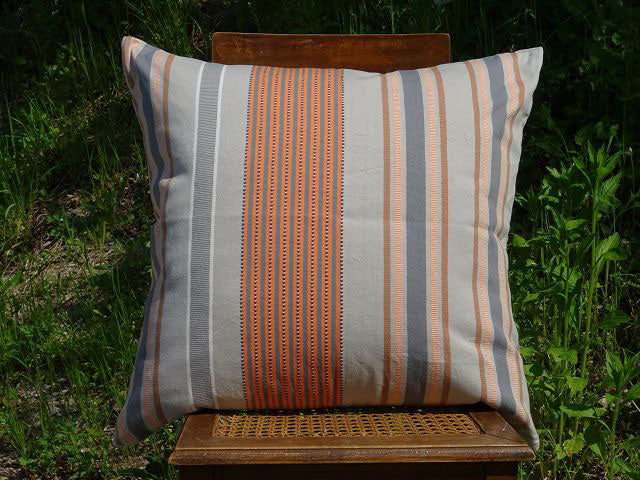Mungo Sahara Stripe Cushion Cover Kissenhülle "Desert Storm"