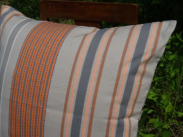 Mungo Sahara Stripe Cushion Cover Kissenhülle "Desert Storm"