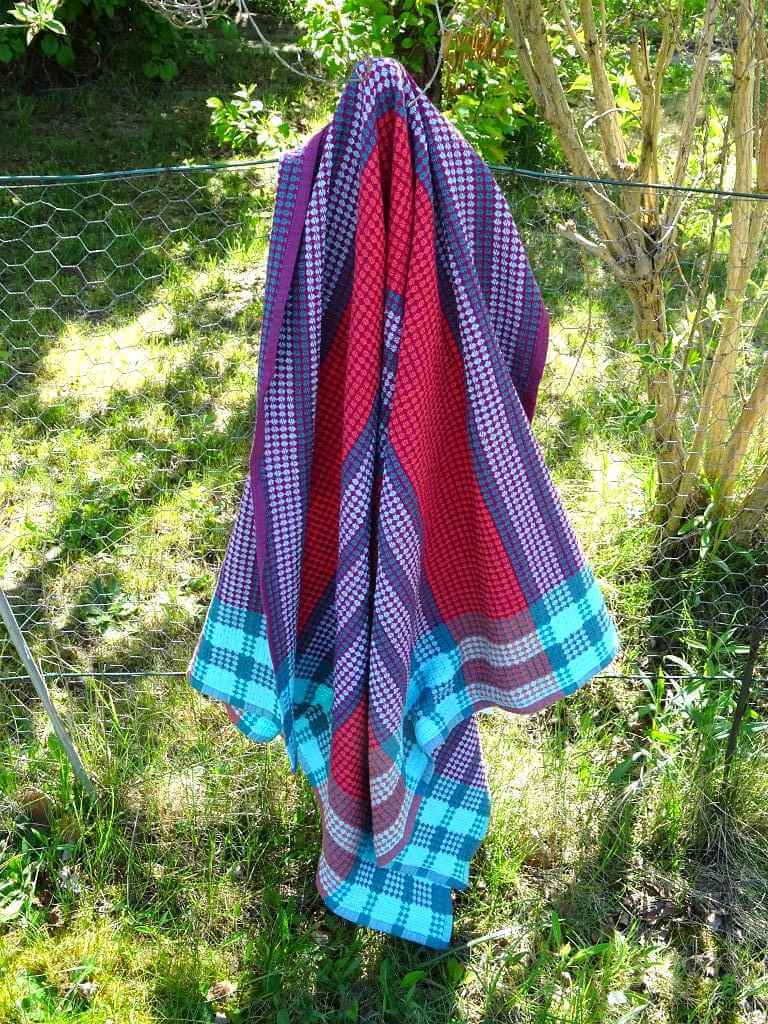 Mungo Scout Towel Ladyburg Organic Cotton kleines farbenfrohes Badetuch aus reiner Biobaumwolle designed woven and made in South Africa