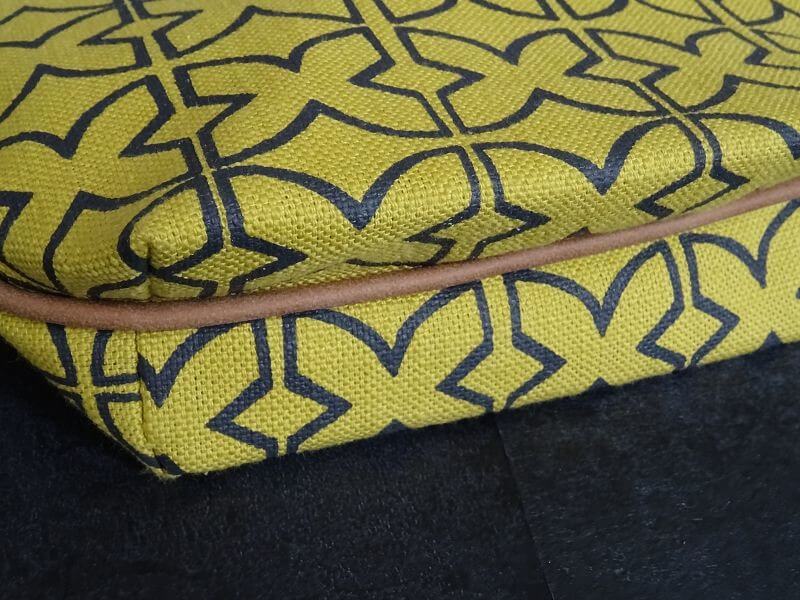 Mongoose Make Up Bag "Mudcloth Charcoal/Mustard" Kosmetiktasche