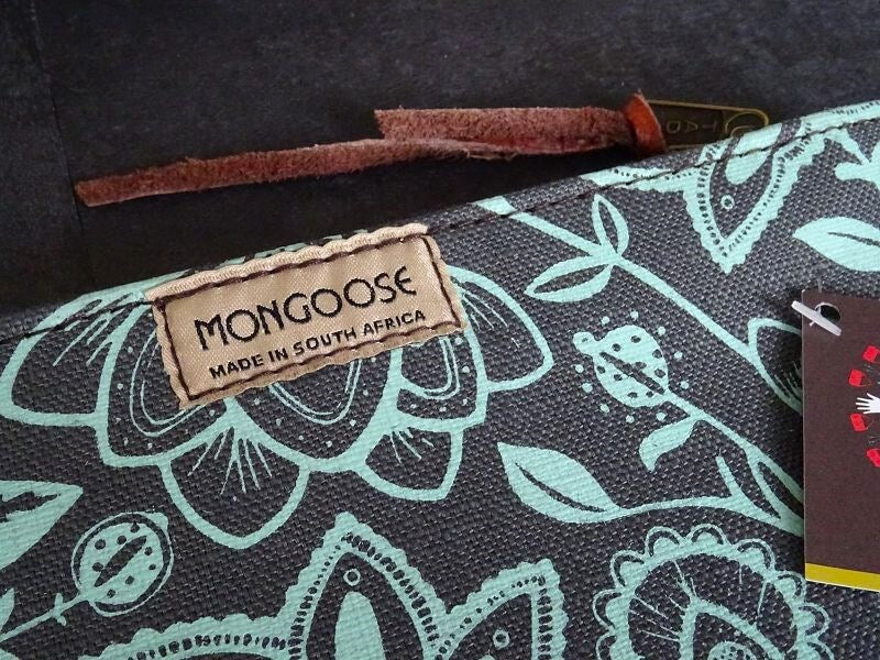 Mongoose Make Up Bag "Lira Mint / Charcoal" Kosmetiktasche