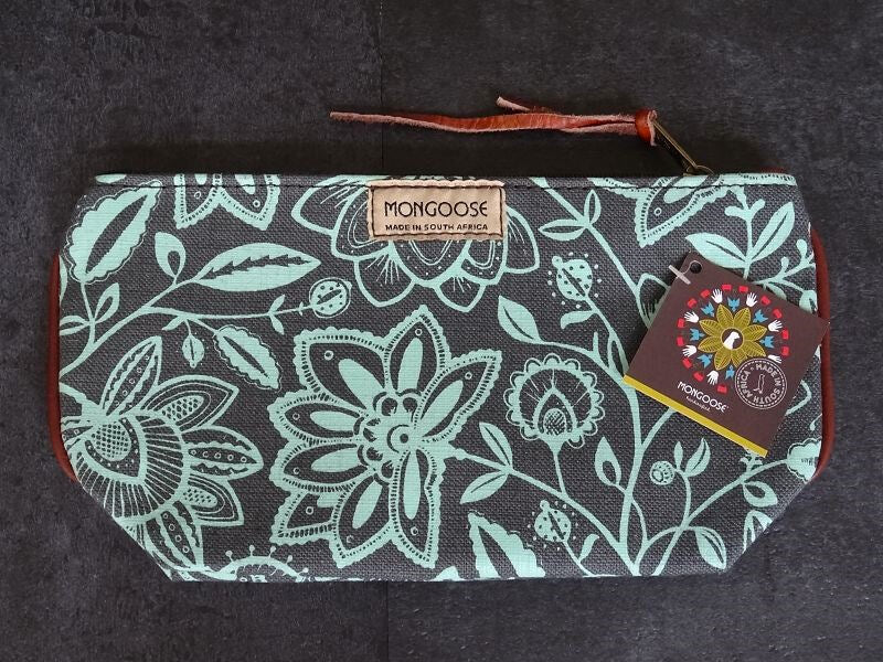 Mongoose Make Up Bag "Lira Mint / Charcoal" Kosmetiktasche