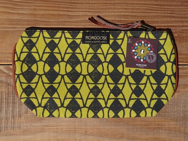 Mongoose Make Up Bag "Zulu Black/Mustard" Kosmetiktasche