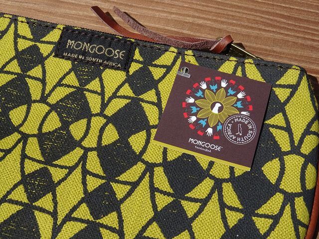 Mongoose Make Up Bag "Zulu Black/Mustard" Kosmetiktasche