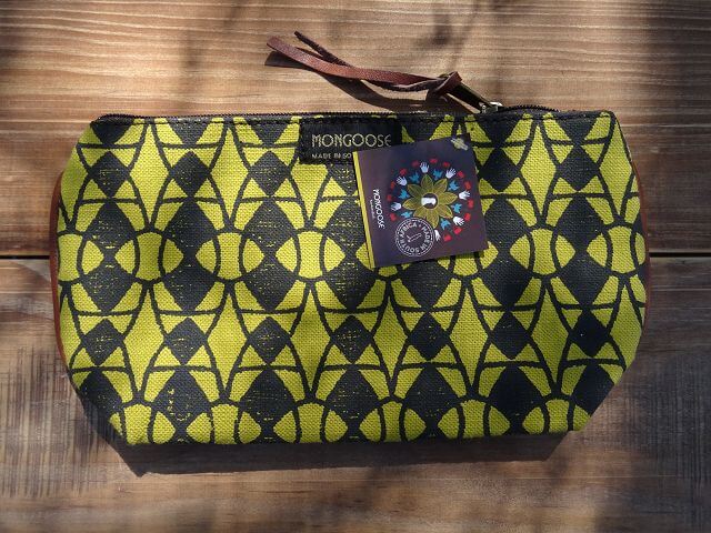 Mongoose Make Up Bag "Zulu Black/Mustard" Kosmetiktasche