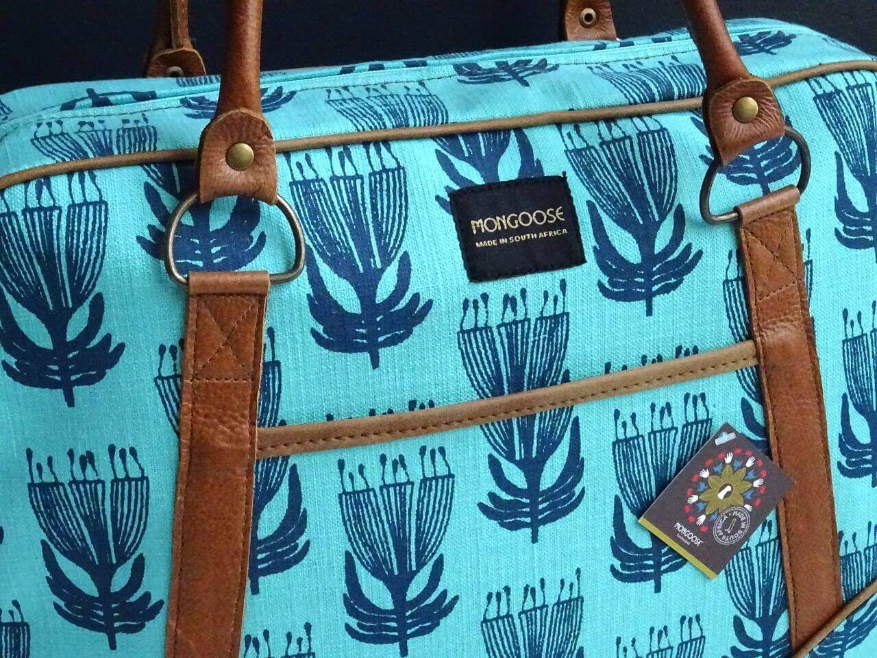 Mongoose Day Bag "Pincushion Teal/Aqua"