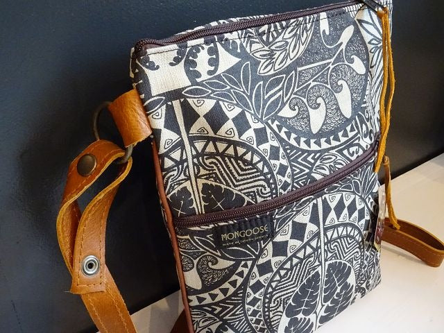 Mongoose Pouch Bag Umhängetasche "Koru Charcoal/Natural"