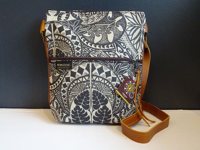 Mongoose Pouch Bag Umhängetasche "Koru Charcoal/Natural"