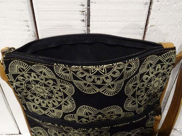 Mongoose Pouch Bag Umhängetasche "Morocco Natural/Black"