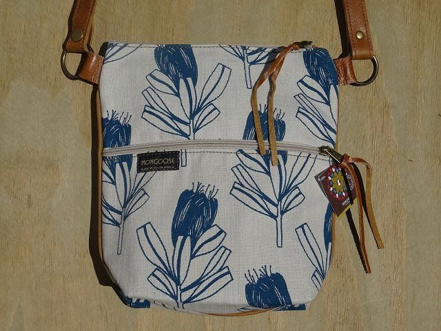 Mongoose Pouch Bag Umhängetasche "Sugarbush Teal/Natural"