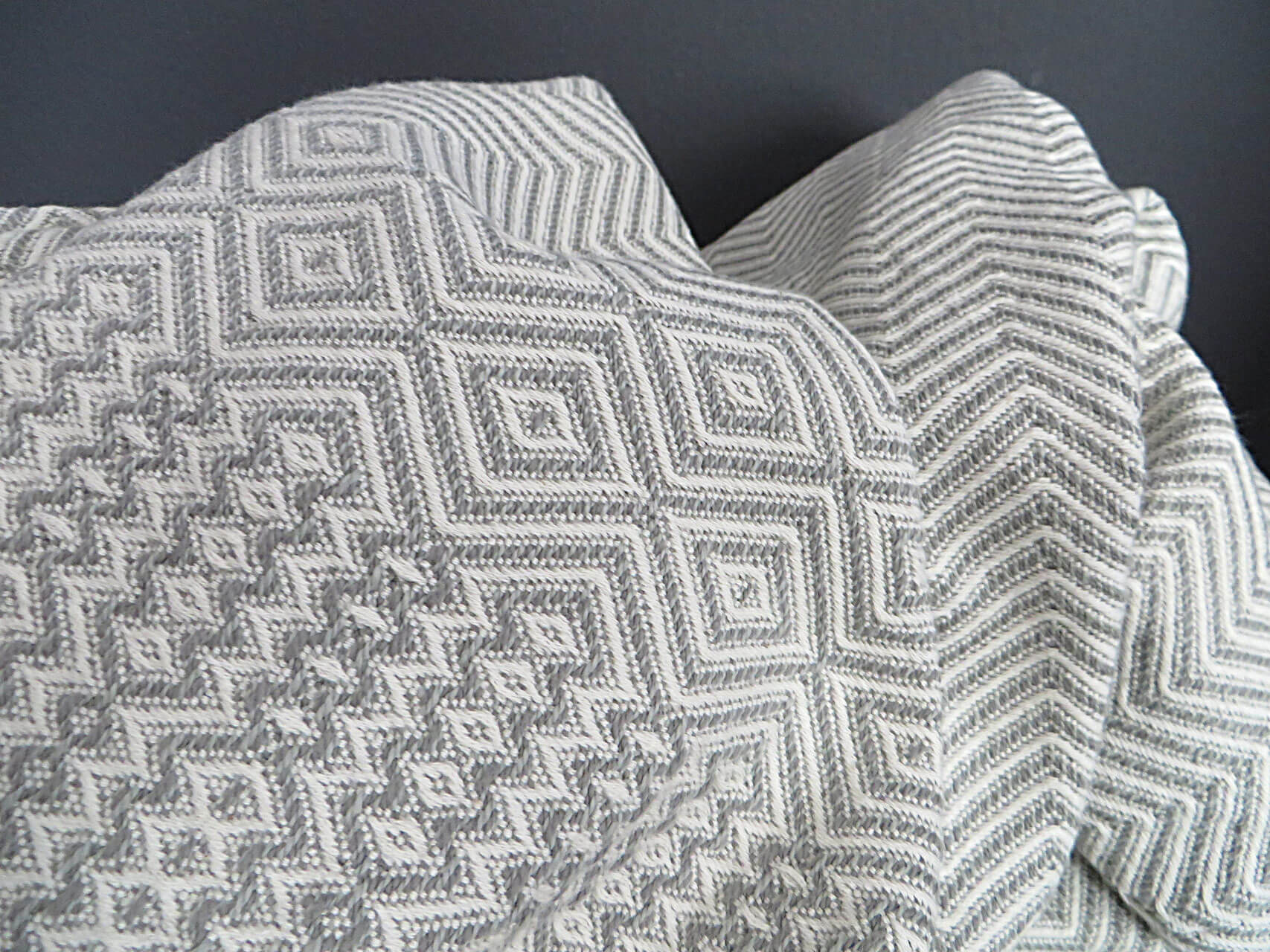 Mungo Bakuba Throw Wohndecke "Smoke"