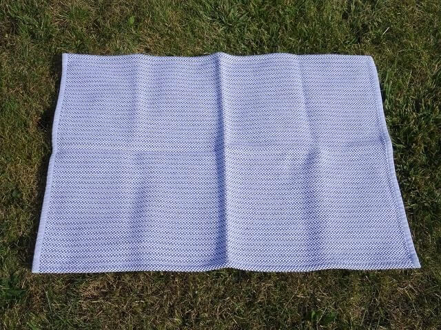 Mungo Cotton Rib Duschvorleger Badematte "Bleach"