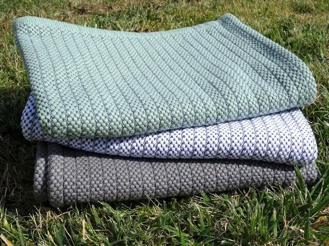 Mungo Cotton Rib Duschvorleger Badematte "Bleach"