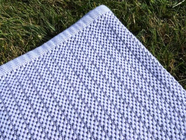 Mungo Cotton Rib Duschvorleger Badematte "Bleach"