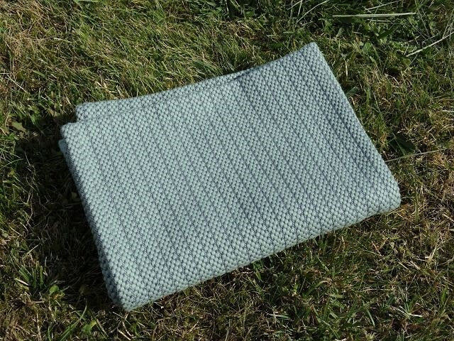 Mungo Cotton Rib Duschvorleger Badematte "Duck Egg"