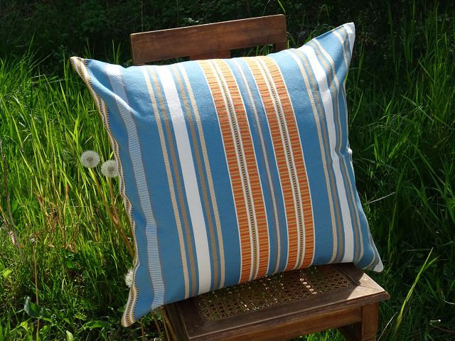 Mungo Sahara Stripe Cushion Cover Kissenhülle "Oasis"