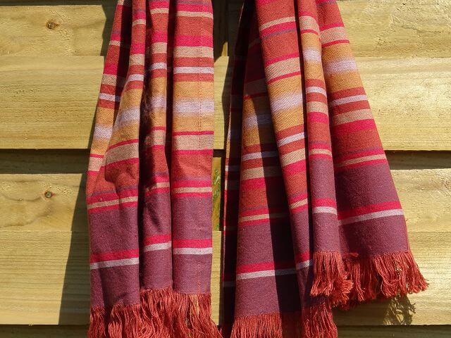 Mungo South Kikoi Baumwolltuch "Henna"