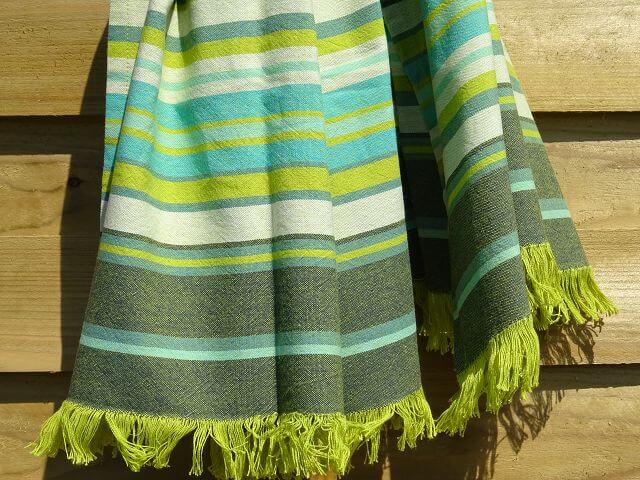 Mungo South Kikoi Baumwolltuch "Sea Weed"