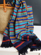 Mungo South Kikoi Baumwolltuch "Tanzanite"