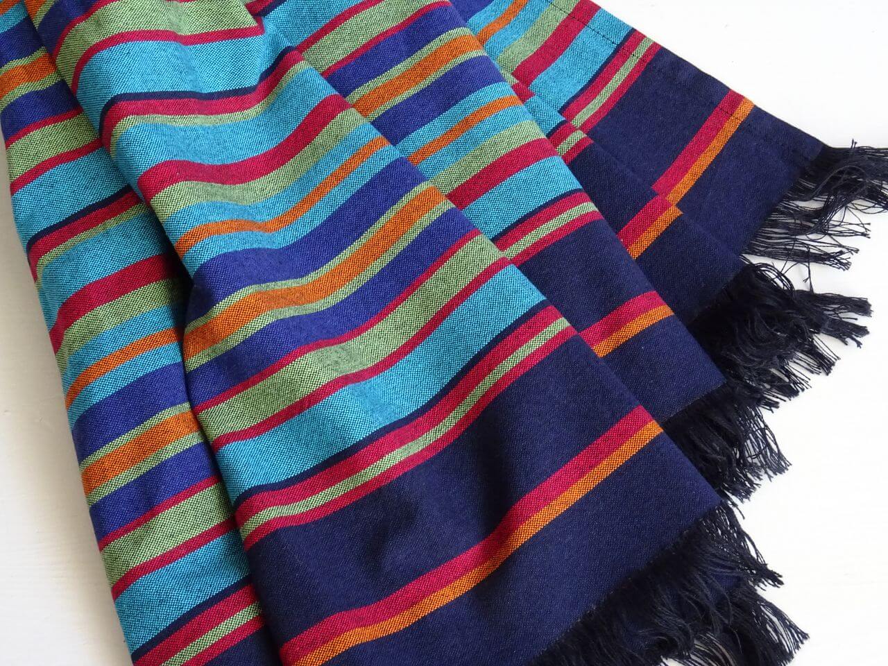 Mungo South Kikoi Baumwolltuch "Tanzanite"