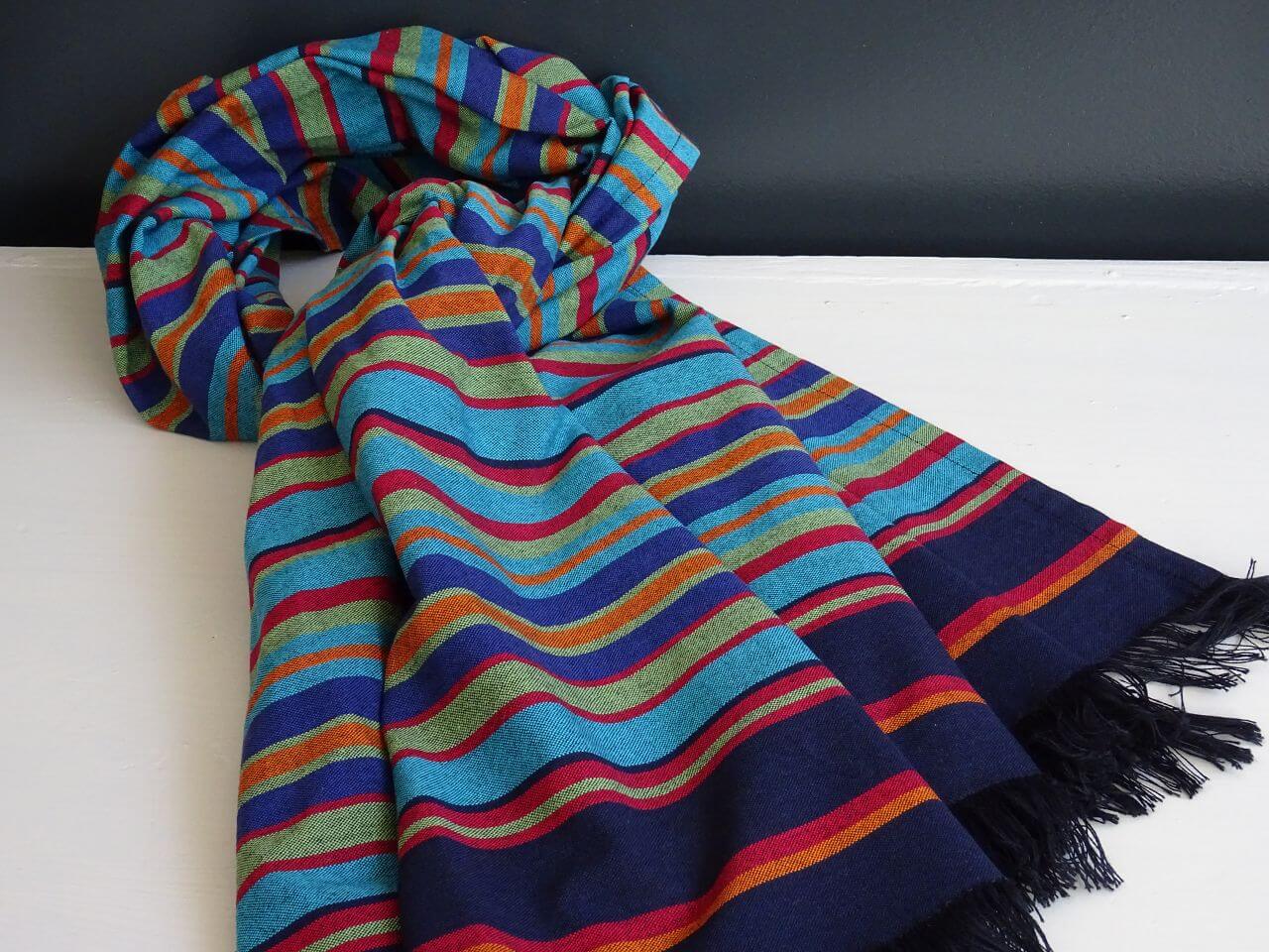 Mungo South Kikoi Baumwolltuch "Tanzanite"