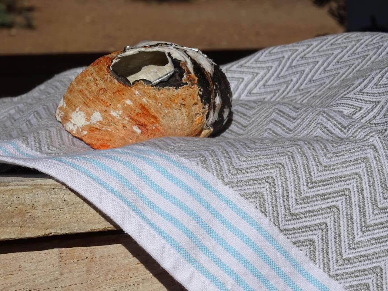 Mungo Tawulo Towel Handtuch "Aqua Blue"