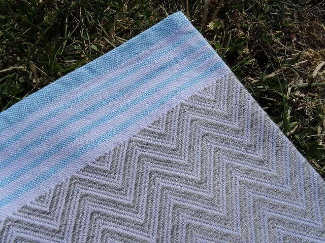Mungo Tawulo Bath Sheet Badetuch "Aqua Blue"