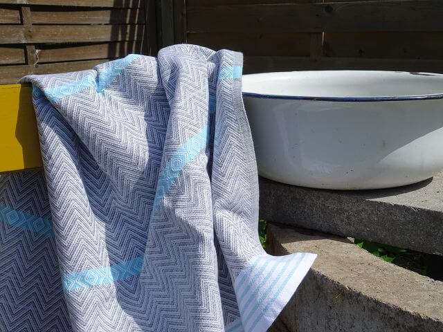 Mungo Tawulo Towel Handtuch "Aqua Blue"