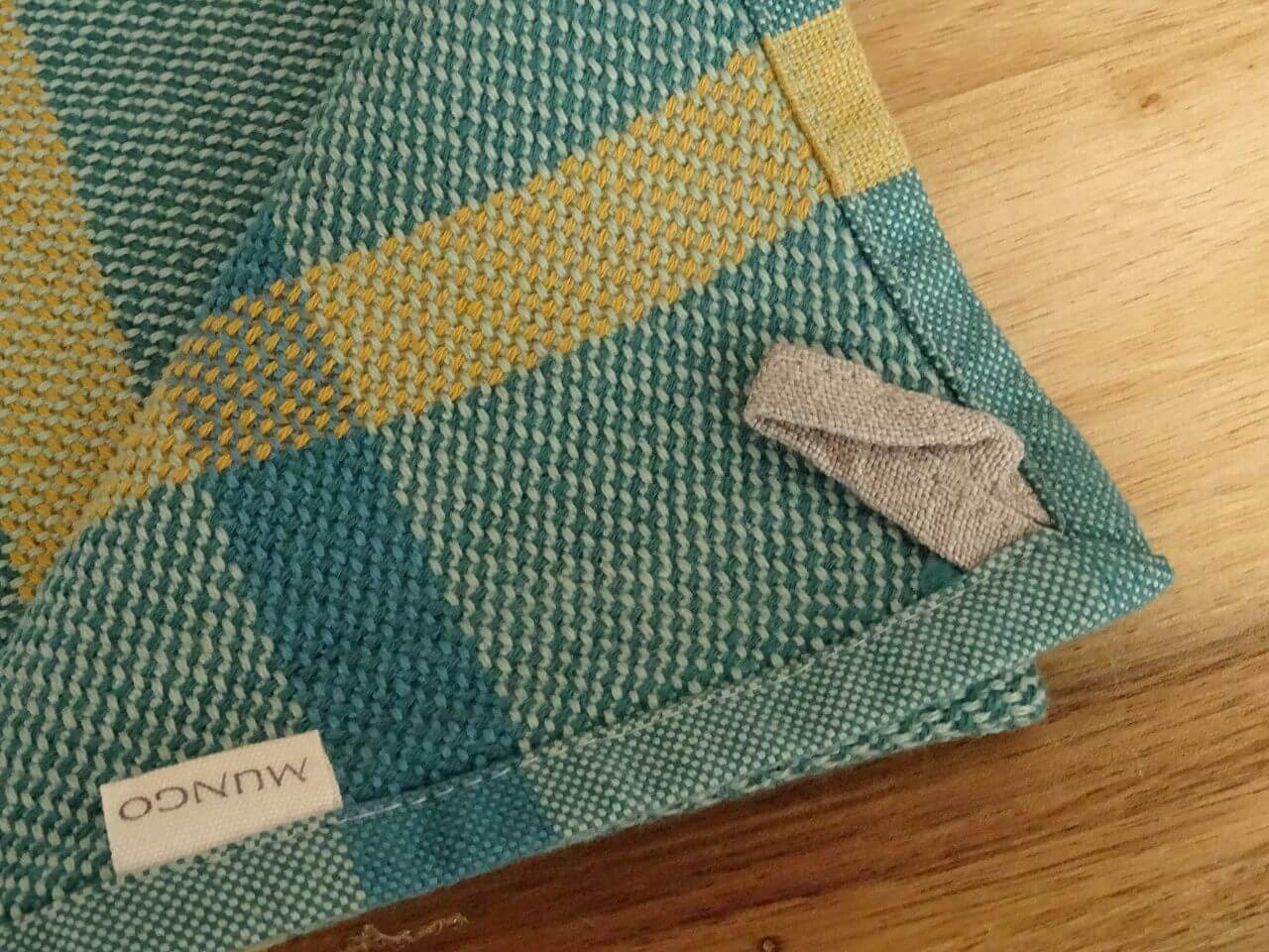 Mungo Washcloth Waschlappen "Aqua Forest Green"