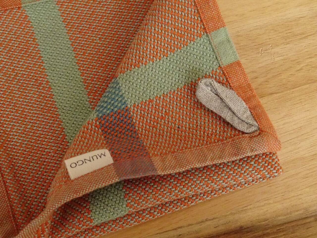 Mungo Washcloth Waschlappen "Lagoon Pumpkin"