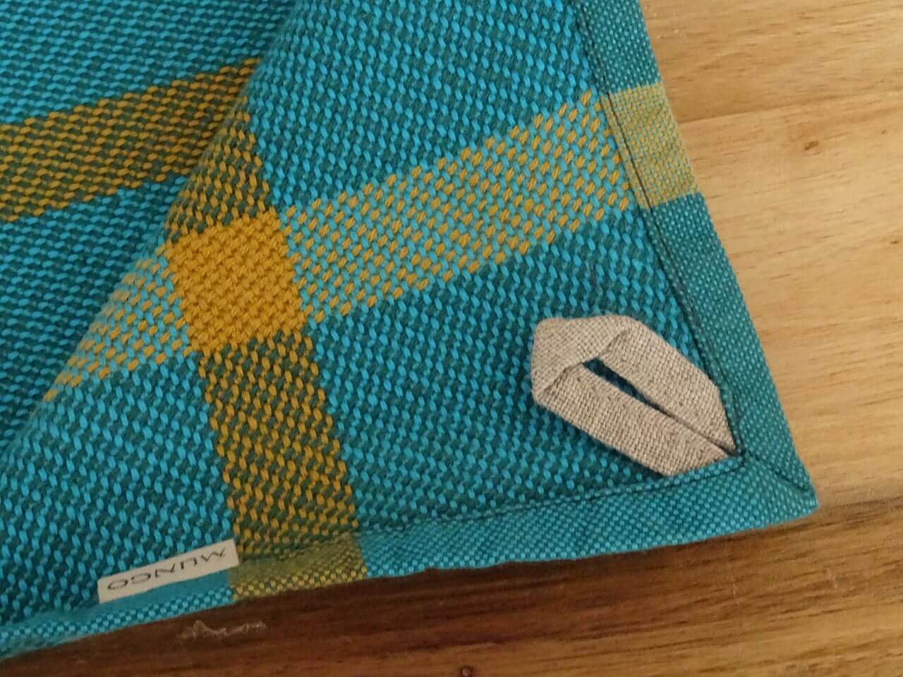 Mungo Washcloth Waschlappen "Lagoon Forest Green"