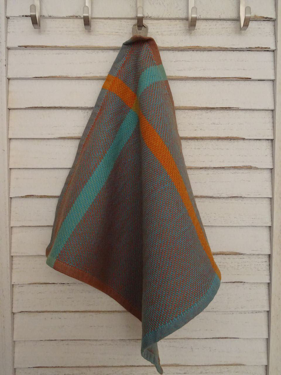 Mungo Washcloth Waschlappen "Aqua Pumpkin"