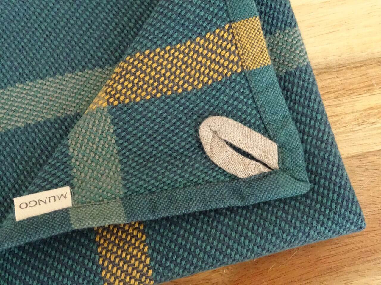Mungo Washcloth Waschlappen "Marine Forest Green"