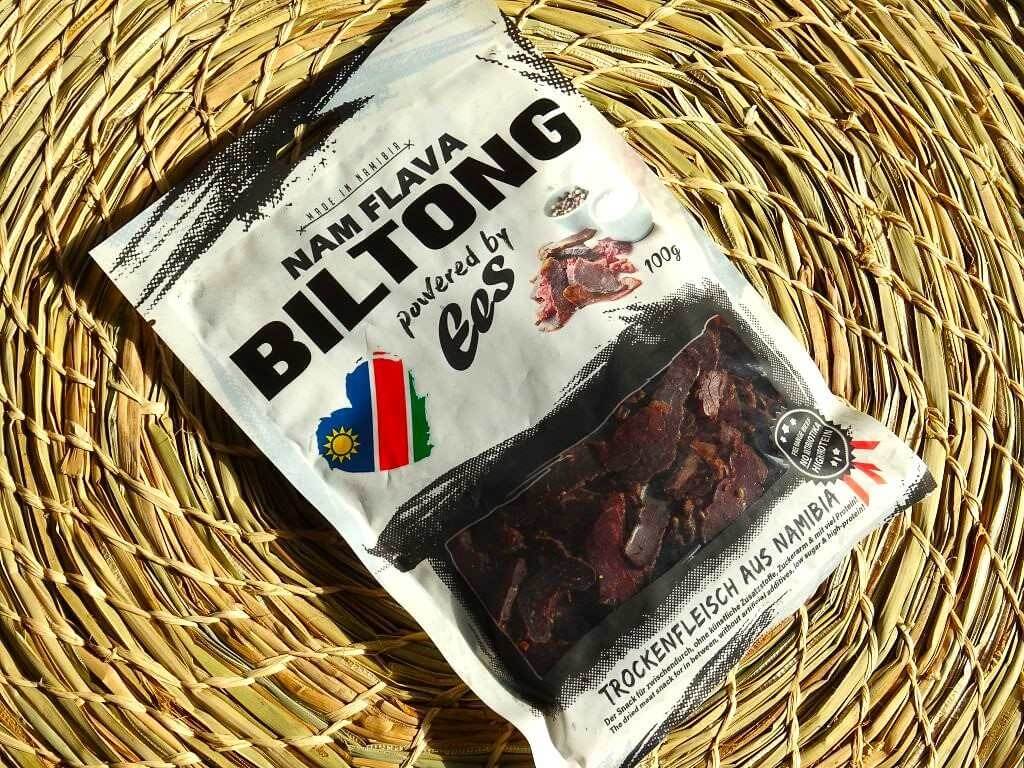 Nam Flava Biltong getrocknetes Rindfleisch aus Namibia 100g