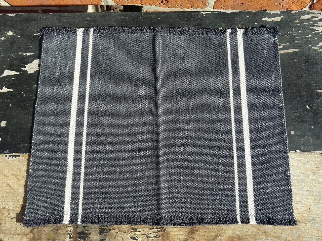 Barrydale Hand Weavers Tischset "Charcoal"