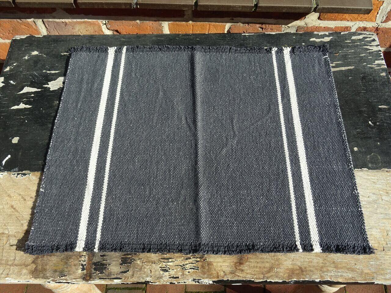 Barrydale Hand Weavers Tischset "Charcoal"