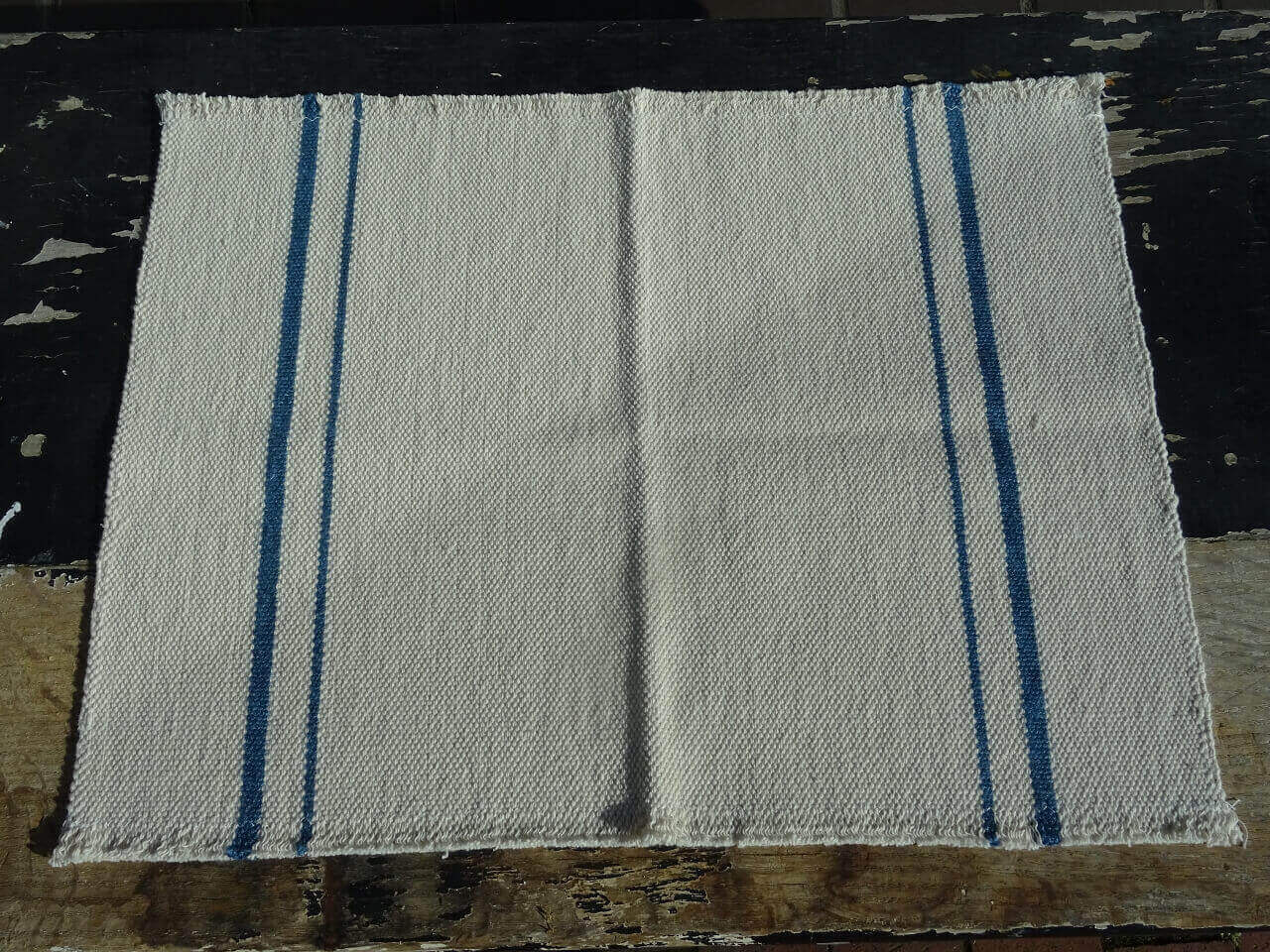 Barrydale Hand Weavers Tischset "Denim Stripe"