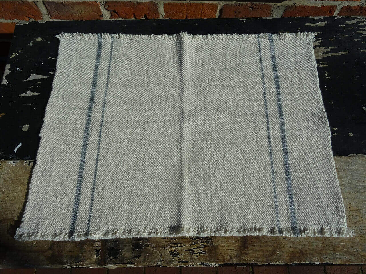 Barrydale Hand Weavers Tischset "Grey Stripe"