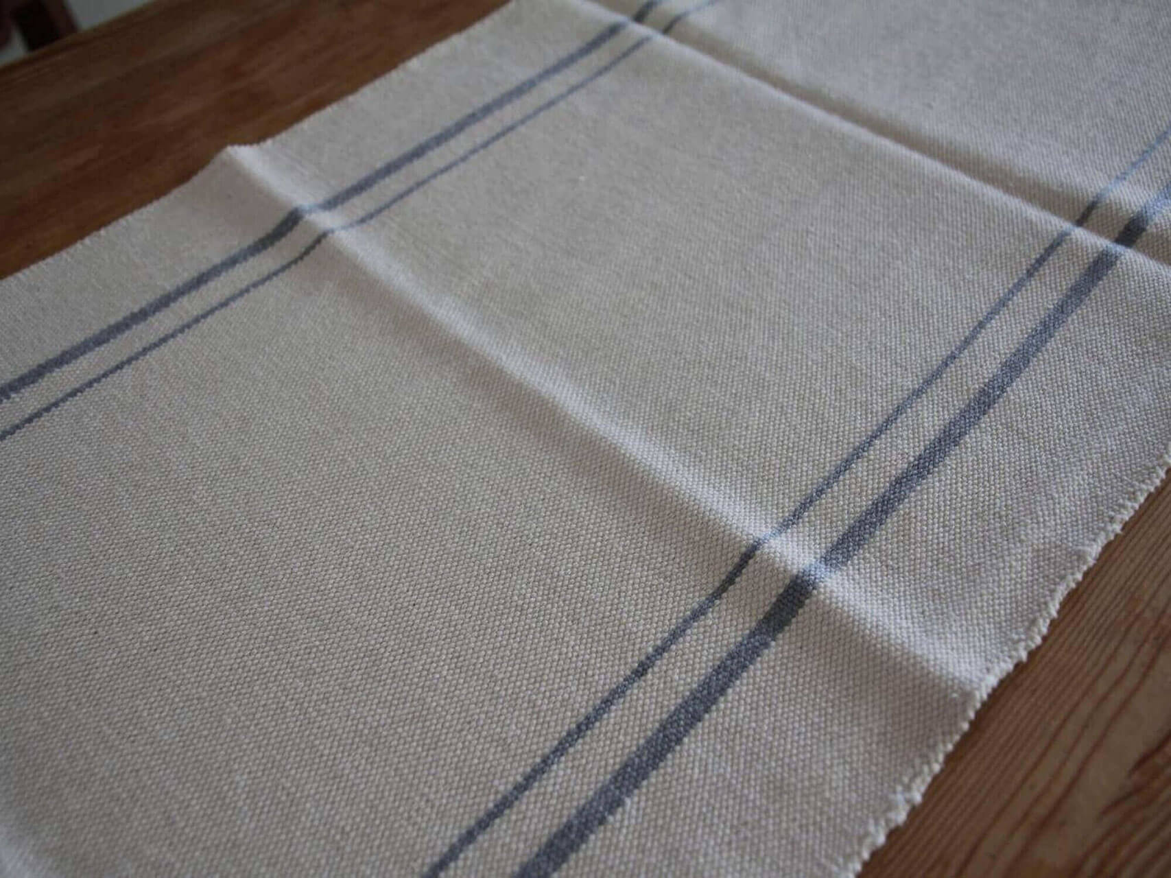 Barrydale Hand Weavers Tischläufer "Grey Stripe"