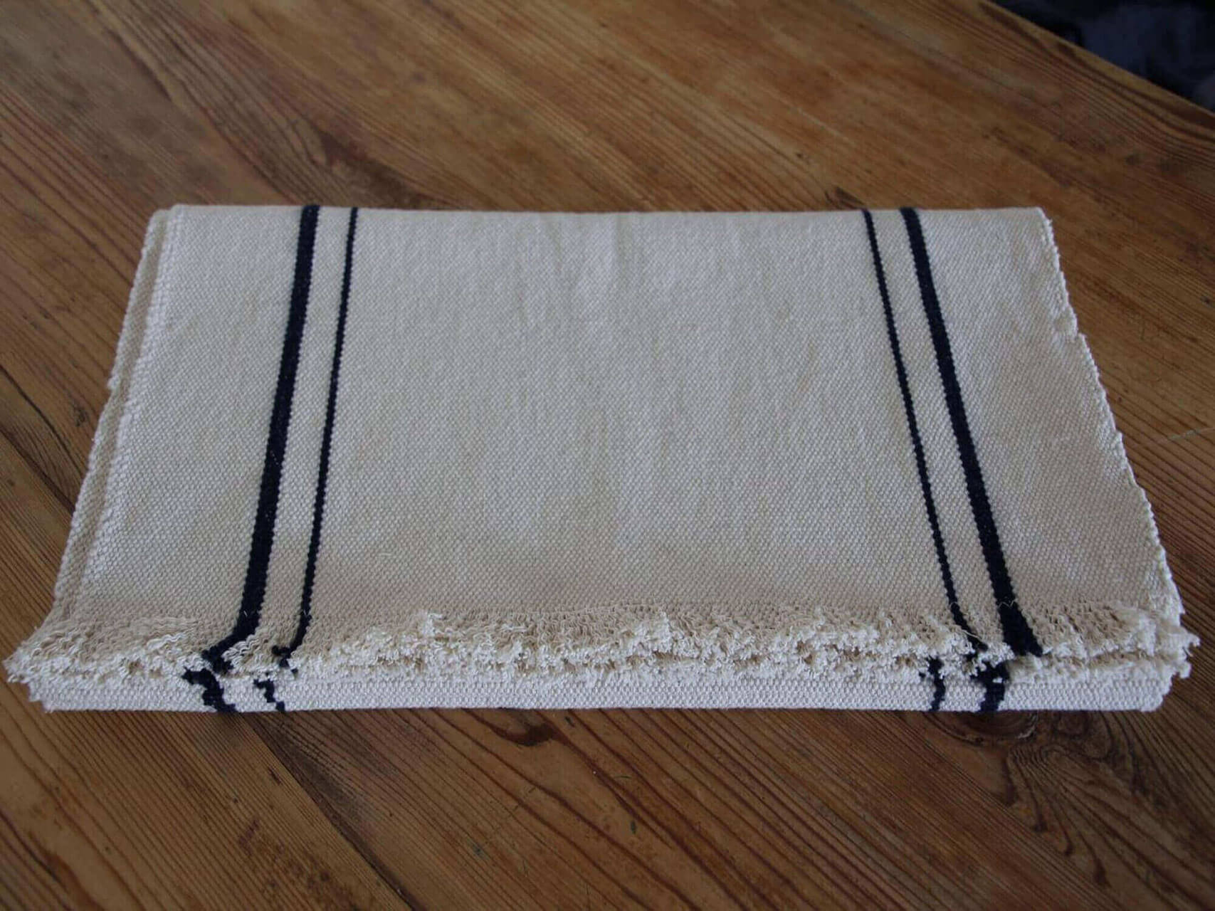 Barrydale Hand Weavers Tischläufer "Navy Stripe"