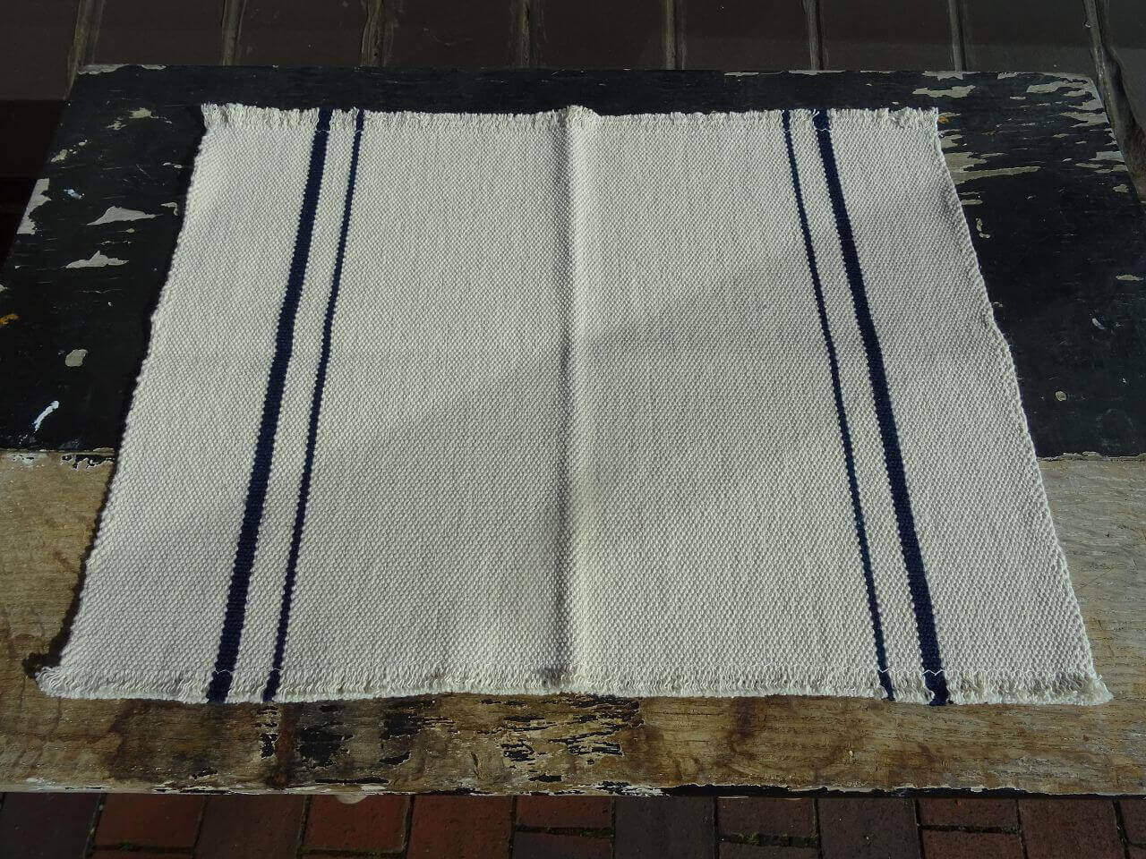 Barrydale Hand Weavers Tischset "Navy Stripe"