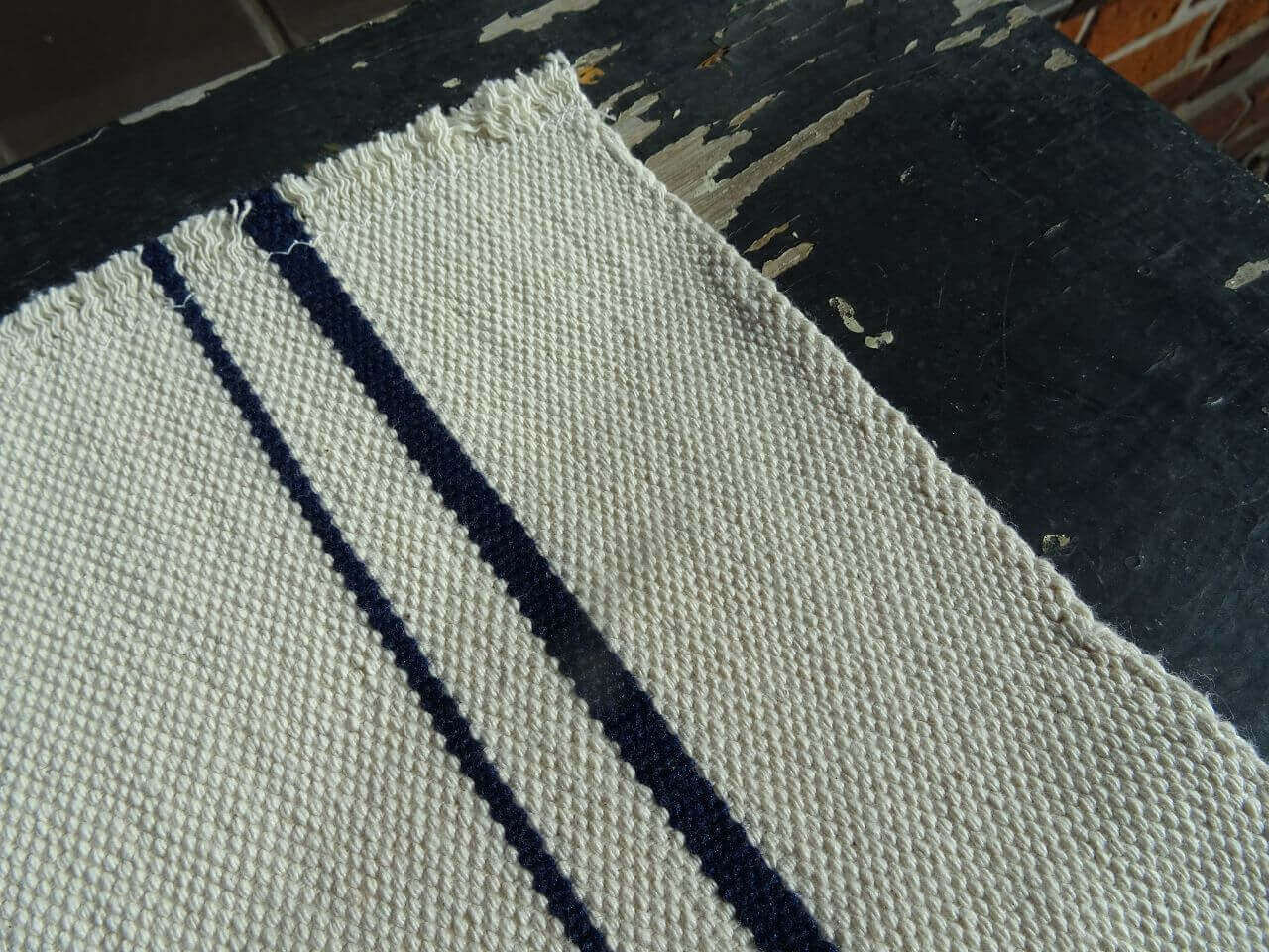 Barrydale Hand Weavers Tischset "Navy Stripe"
