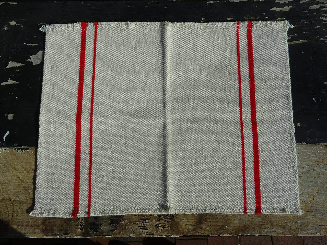 Barrydale Hand Weavers Tischset "Red Stripe"